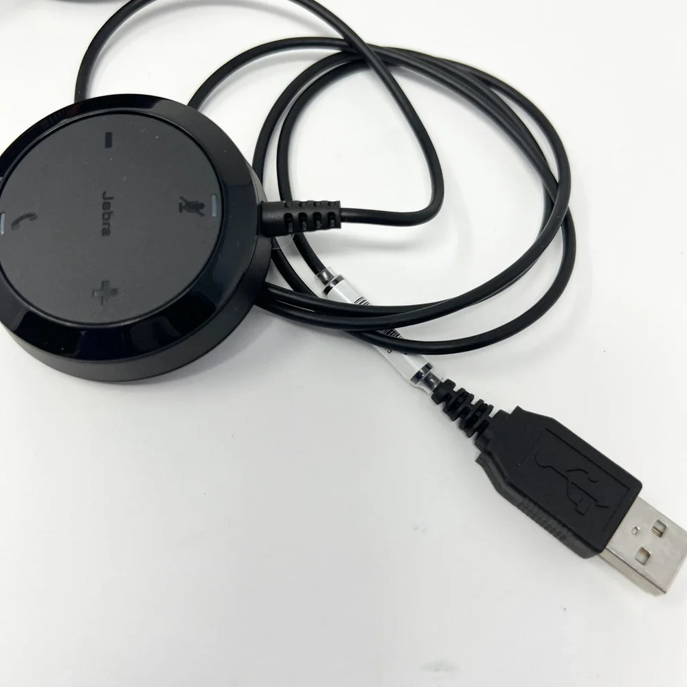 Jabra Evolve 40 Wired Stereo On-Ear Headset USB-A 3.5mm Black Noise Canceling